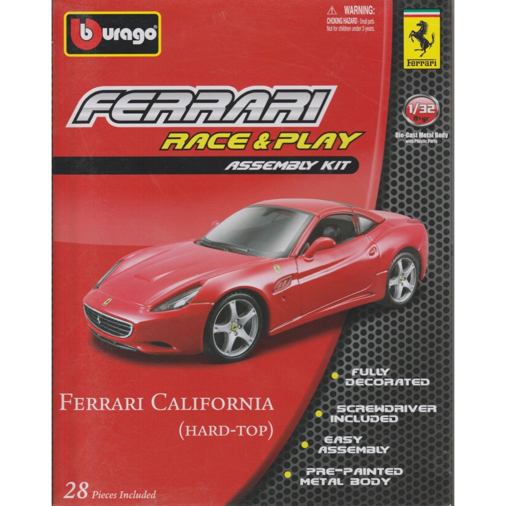 BBURAGO FERRARI CALIFORNIA 1/32 metal model kit race & play assembly kit