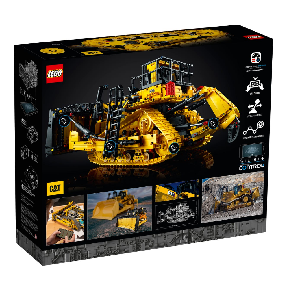 LEGO Technic 42131 Bulldozer Cat® D11 Controllato Da App, Set per