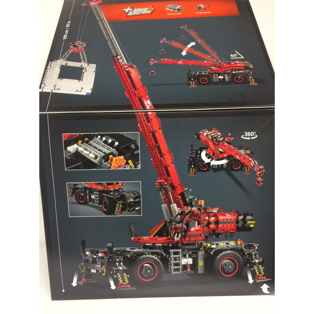 LEGO TECHNIC 42082 scatola aperta GANDE GRU MOBILE