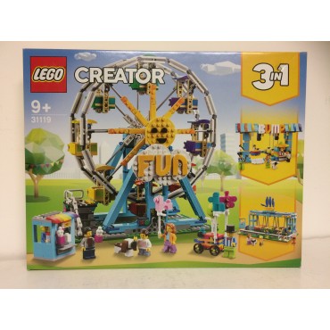 LEGO CREATOR 3 IN 1 31119 damaged box FERRIS WHEEL