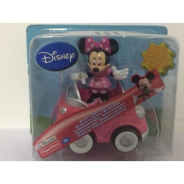 GOOFY'S FIGURE & CAR PACK 3.5" - 8 cm MICKEY MOUSE CLUBHOUSE Fisher price T3220