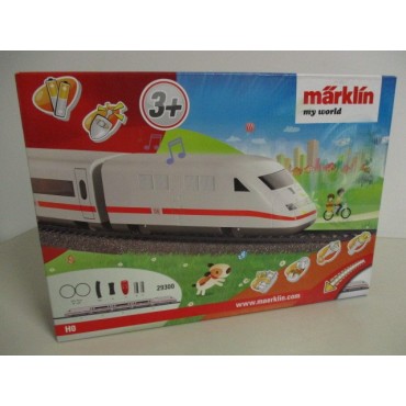 MARKLIN 29300 my world scale HO TRAIN ICE DB Battery Operated Starter Set with Plastic Track